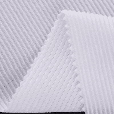 GRS Certified Recycled Nylon Ribbed Fabric | 220GSM 150cm Width | Eco-Friendly Ottoman Knit for Swimwear & Yoga Wear