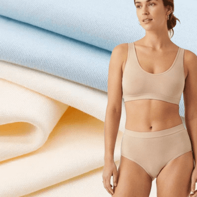 Sustainable 190gsm Modal Cotton Spandex Fabric | Eco-Friendly 185cm Width Breathable Jersey for Underwear | 47.5/47.5/5 Blend
