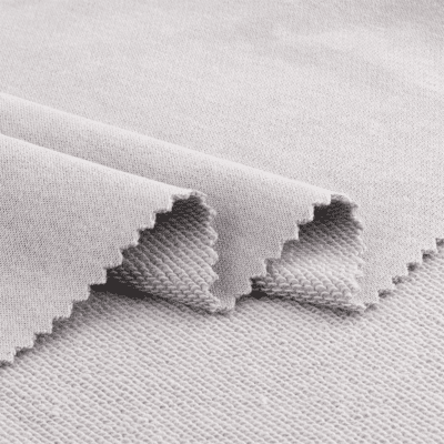 All-Season CVC French Terry Fabric | 220GSM-420GSM Heavyweight Cotton Blend | 85/15 Premium Loopback Woven Textile 185cm