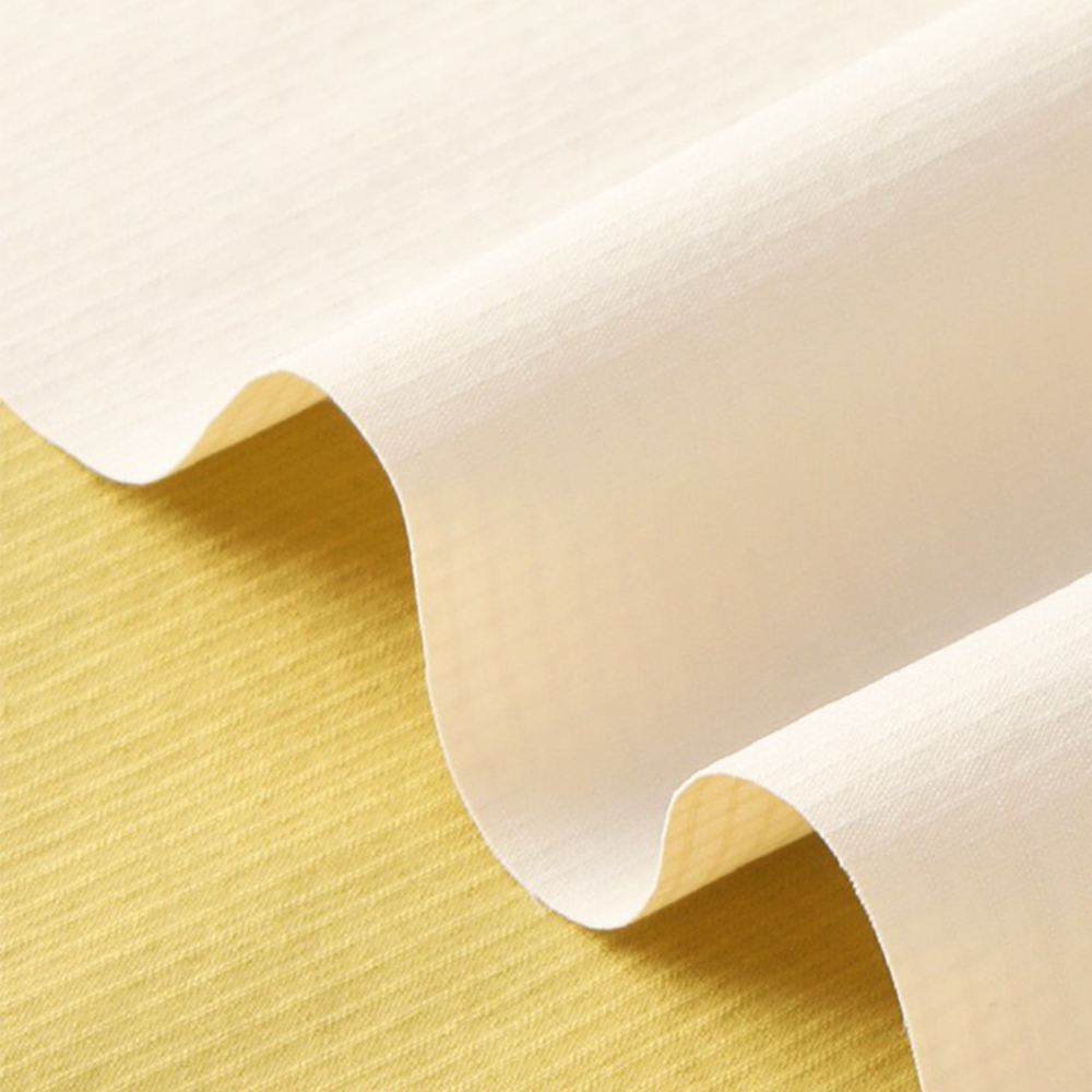 Nylon Spandex 4-Way Stretch Fabric | 140GSM 70Dx160D Taslan Ripstop | High-Performance Double-Line Grid Technical Textile