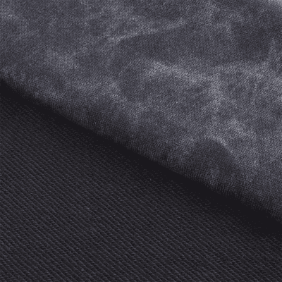 Vintage Snow Wash French Terry Fabric 220-420GSM | 85/15 Cotton Poly Distressed Knit Textile 185cm